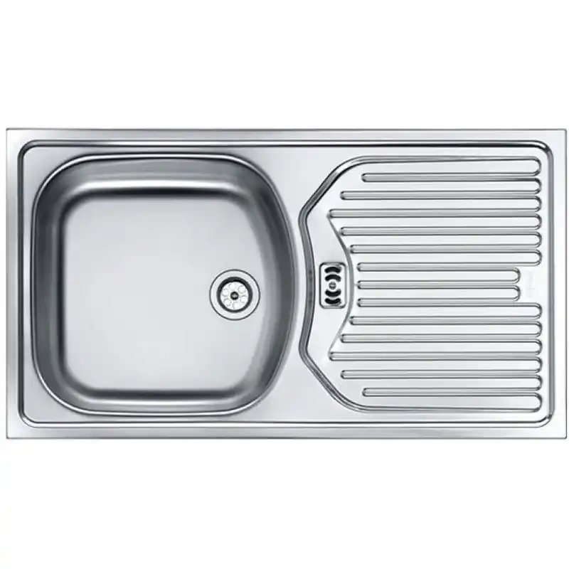 Günstig Franke Eurostar ETL 614 3 1/2“ 780x435 mm Edelstahl Einbauspüle, Leinen Struktur 101.0058.