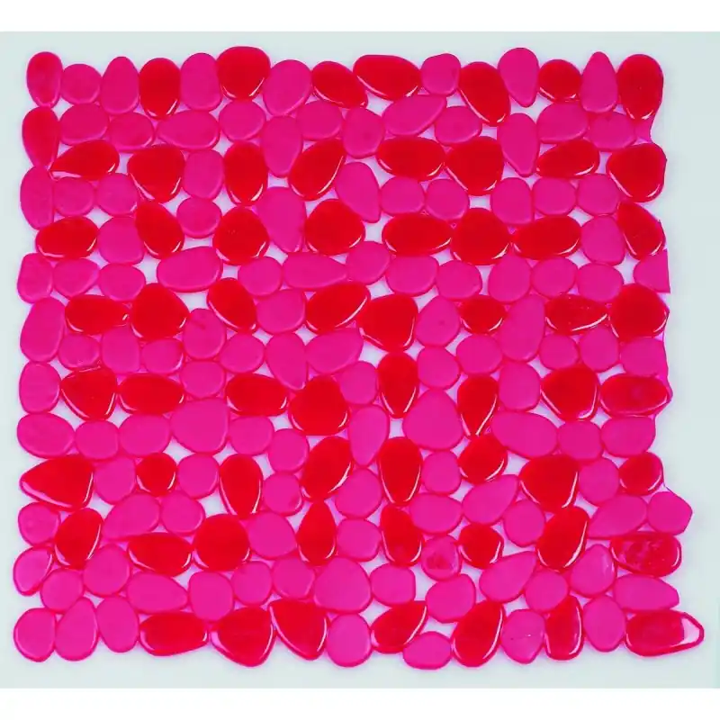 Begrenztes Angebot Spirella Riverstone Wanneneinlage 54 x 54 cm Rot 1008468