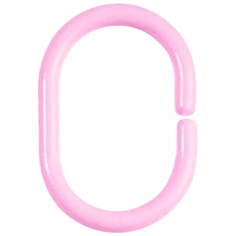 Spirella C-Minor Duschvorhangring 12er Pack Rosa 1009732 Neu