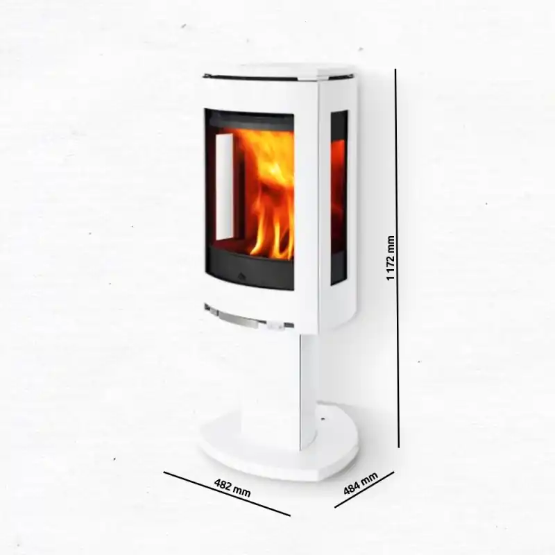 Jotul F 373 CB Kaminofen, Weiße Emaille, 30045746 Garantierte Lieferung