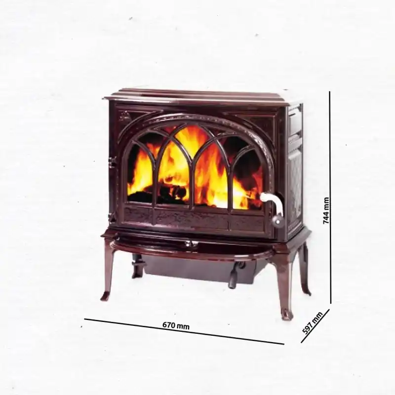 Günstig Jotul F 400 CB Kaminofen, Braun Majolica 351109