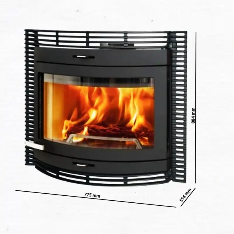 Jotul C 400 CB PANORAMA Kamineinsatz, Schwarzer Lack 341326 Bestseller