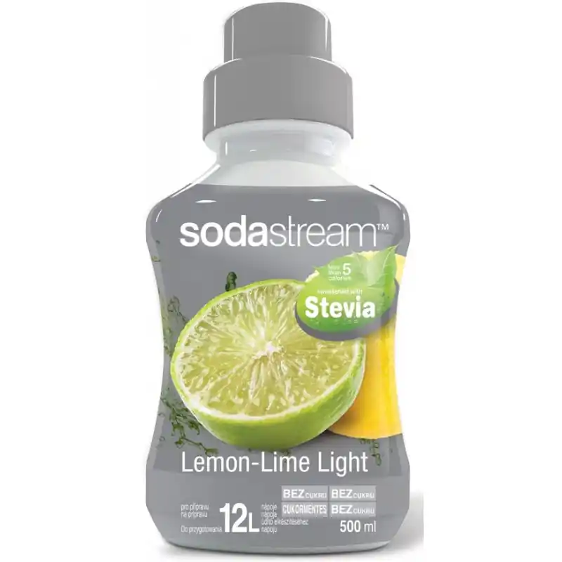 Zertifiziert Sirup Lemon + Lime light 500 ml SODASTREAM mit Stevia