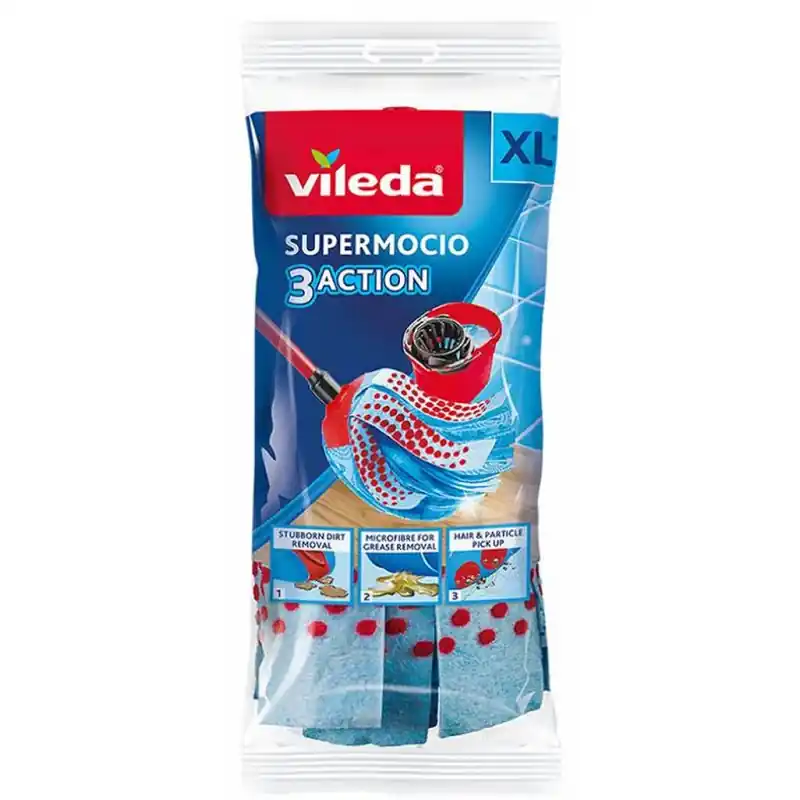 VILEDA SuperMocio 3xAction Velour Ersatz 137477 Kracherpreis