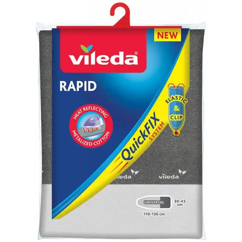 Letzte Chance VILEDA Viva Express Rapid Bügelbrettbezug St. Silber Grau 1000918