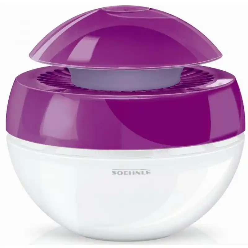 Solange Der Vorrat Reicht SOEHNLE Airfresh Plus Luftbefeuchter Purple 68045 + aroma Öl Magnolie 68043