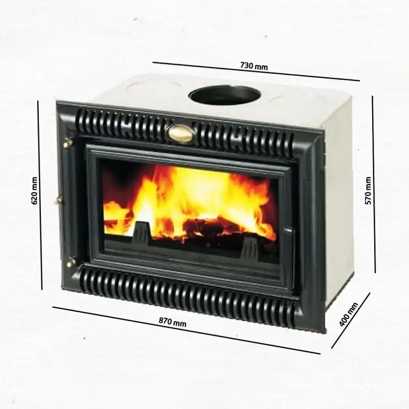 Top-Seller Jotul C 31 Kassetteneinsatz, Blauschwarze Emaille, 340859