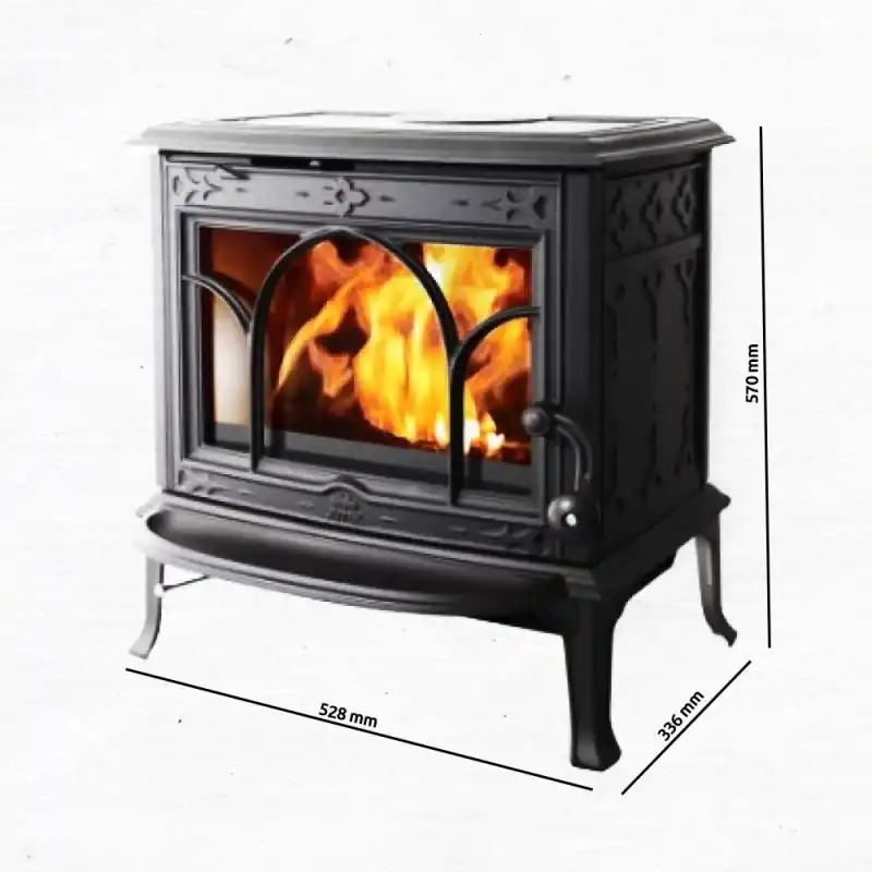 Preis Gesenkt Jotul F 100 CB Kaminofen, Schwarzer Lack 350710