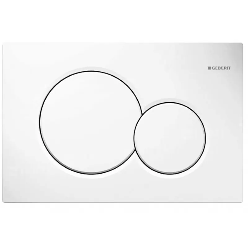 Neue Ware Geberit Sigma01 Betätigungsplatte Sigma01, für 2-Mengen-Spülung, Alpinen weiß 115770115