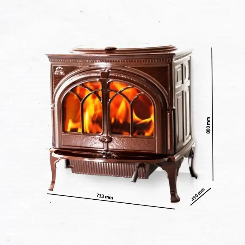 Jotul F 600 CB Kaminofen, Braun Majolica 351111 Online Kaufen