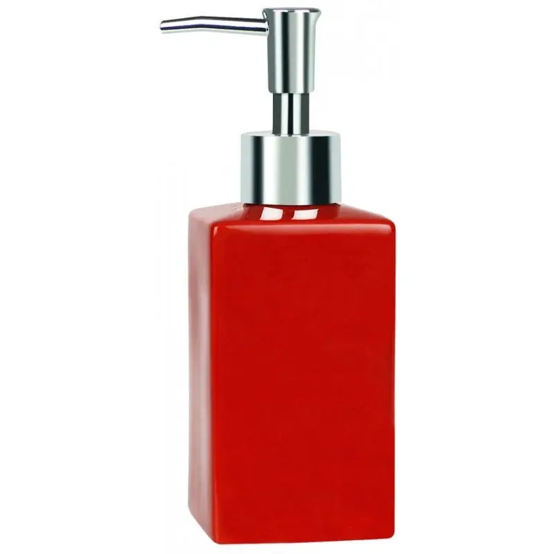 Spirella Quadro Seifenspender Rot 1013646 Beliebt