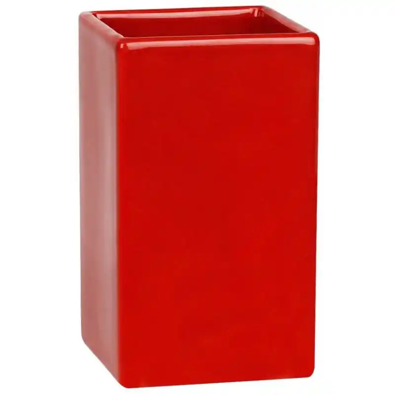 Spirella Quadro Zahnbecher Braun 1013645 Heißes Angebot