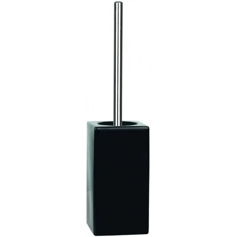 Spirella Quadro WC-Bürstengarnitur Schwarz 1013664 Schnäppchen