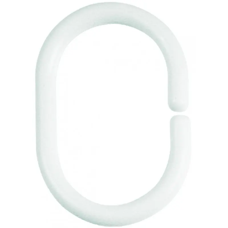 Sichere Zahlung Spirella C-Minor Duschvorhangring 12er Pack Weiß 1040075
