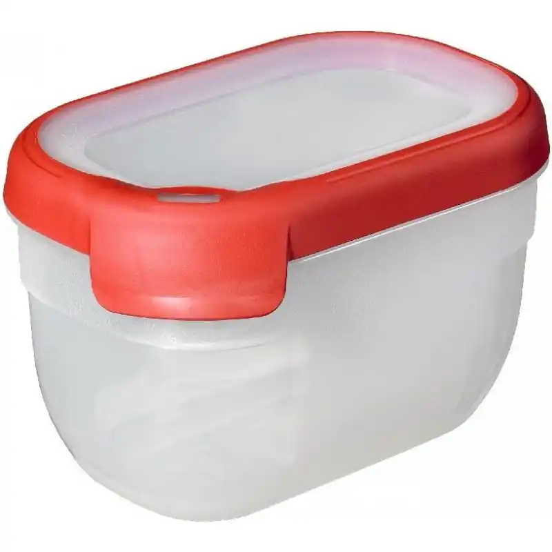 Sale CURVER GRAND CHEF 0,75L Frischhaltebox, 15 x 10 x 9,3 cm, transparent/rot 00008-416