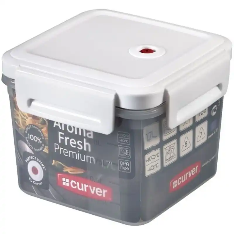 Garantierte Lieferung Curver AROMA FRESH Premium, 15 x 15 x 12cm, 1,7 L quadratisch, 00376-540