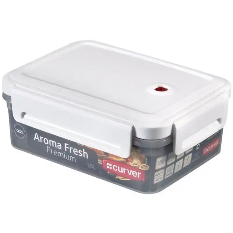 Rabatt CURVER AROMA FRESH Premium, 20 x 15 x 8,1 cm, 1,5 L, rechteckig 00379-540