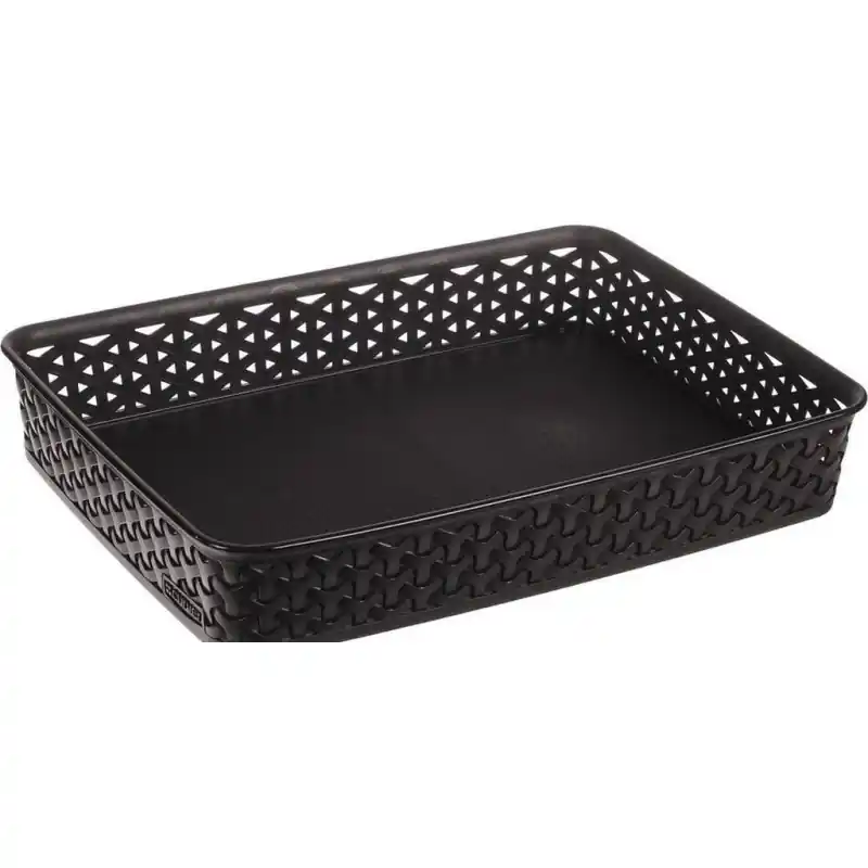 Solange Der Vorrat Reicht CURVER MY STYLE A4 Tablett 35,8 x 26,2 x 6 cm 5,5L dunkelbraun 00095-210