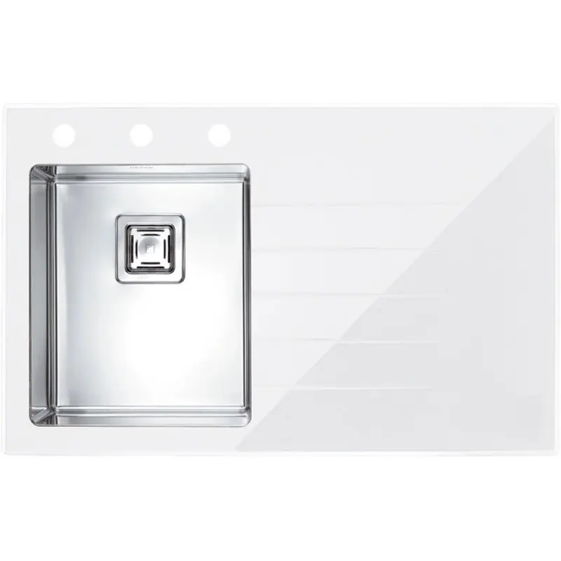 ALVEUS CRYSTALIX 10 Küchenspüle, weiß, 860 x 540 mm, links 1099634 Jetzt Bestellen