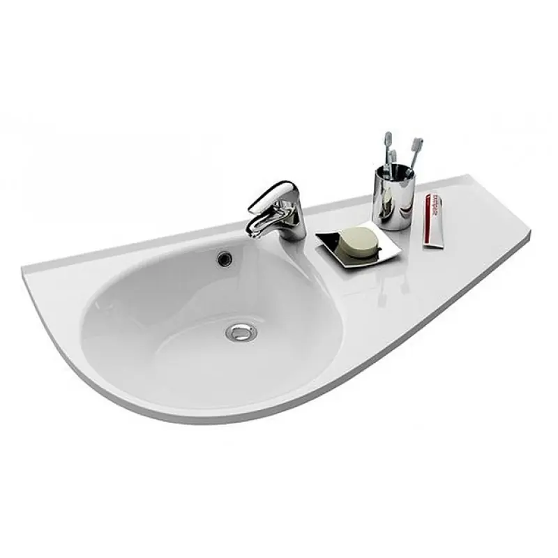 Neue Kollektion RAVAK AVOCADO COMFORT R Waschtisch mit Loch für Batterie XJ9P1100000