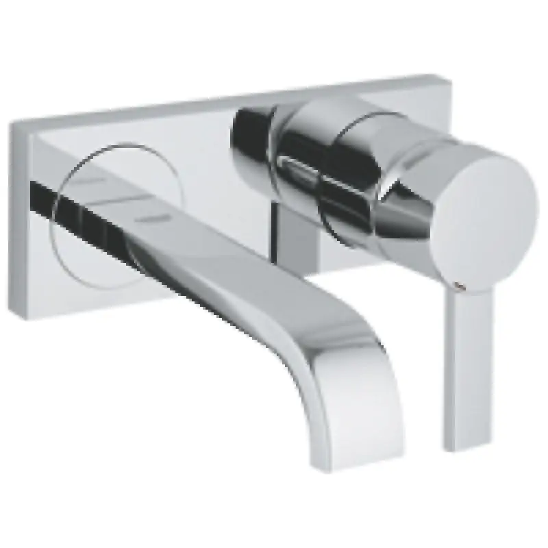 GROHE Allure 2-Loch Waschtischbatterie, Wandmontage 19309000 Geprüft