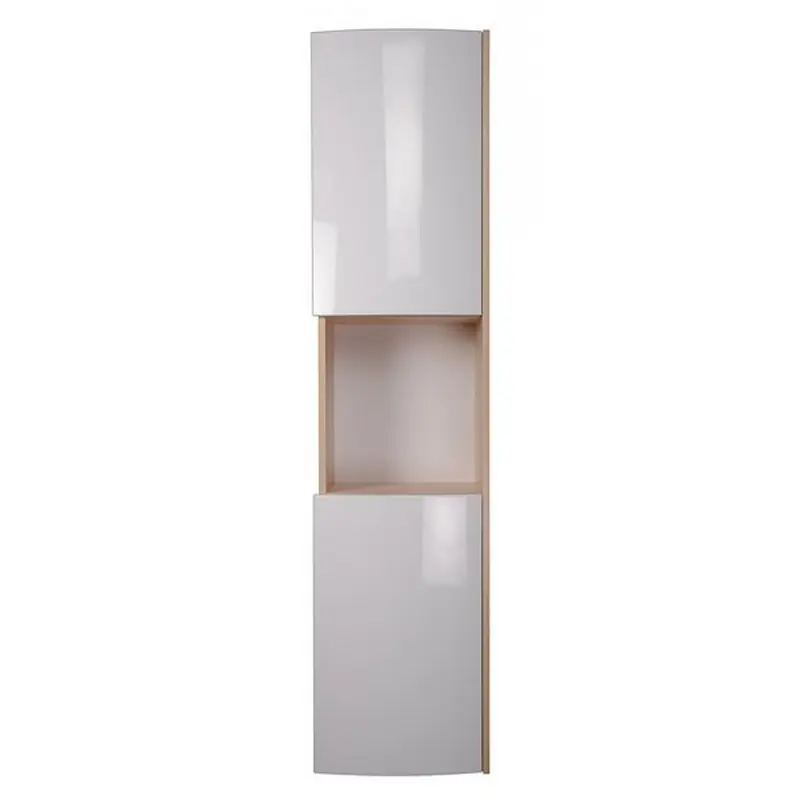 Markenware RAVAK SB Uni Hochschrank (Rosa,Praktik), Birke/weiß X000000166