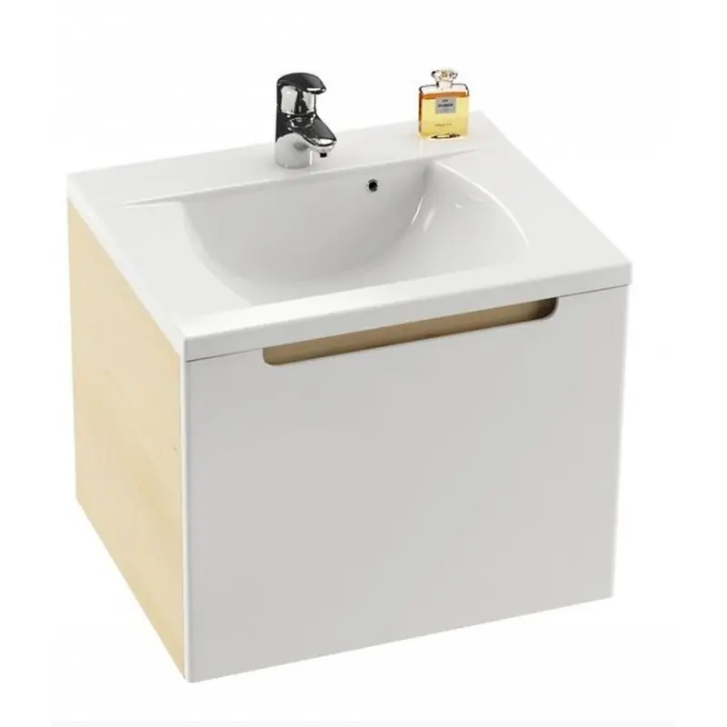 RAVAK Classic SD 600 Waschtischunterschrank, Birke/Weiß X000000303 Must-Have