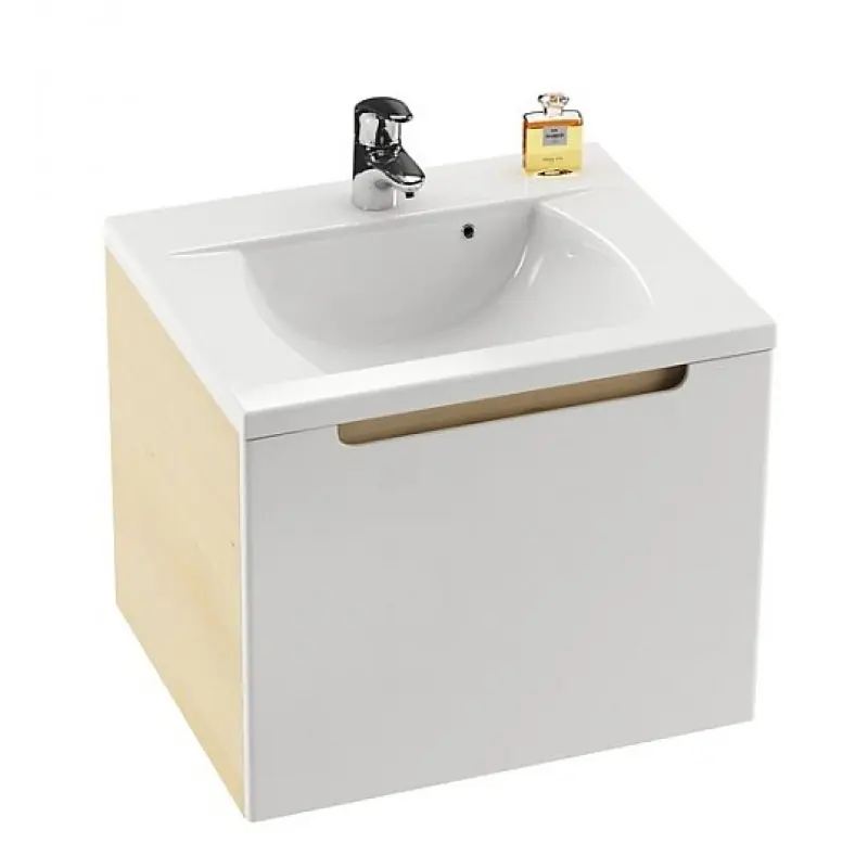 RAVAK Classic SD 700 Waschtischunterschrank, Birke/Weiß X000000304 Sonderaktion