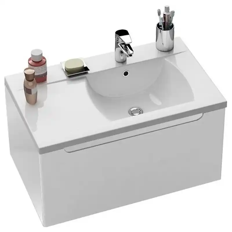 RAVAK SD 800 L Classic Waschtischunterschrank, Weiß/Weiß X000000350 Meistverkauft