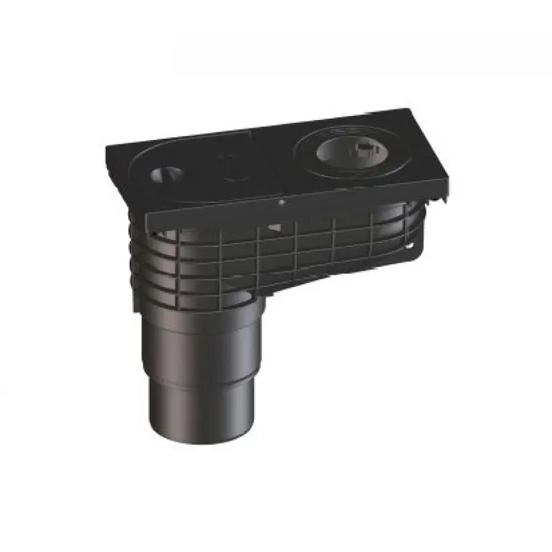 HL 660E Regensinkkasten DN110 Laubfangkorb, frostsicherer Geruchsklappe Preis Gesenkt