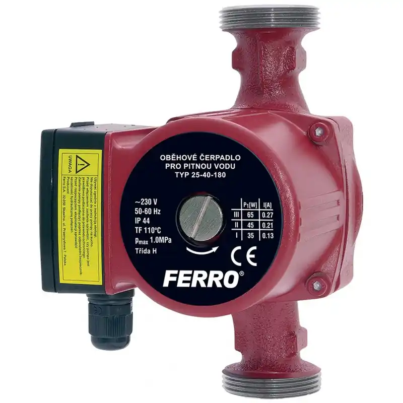 Kracherpreis FERRO WEBERMAN Umwälzpumpe 25-40, 180mm 0201W