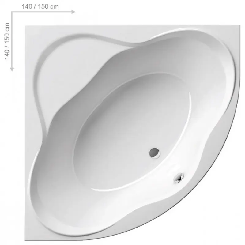 Sale RAVAK NEWDAY Badewanne 140 x 140 snowwhite C651000000