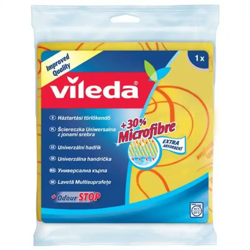 Solange Der Vorrat Reicht VILEDA Allzwecktuch + 30% Microfaser 1stck 116360