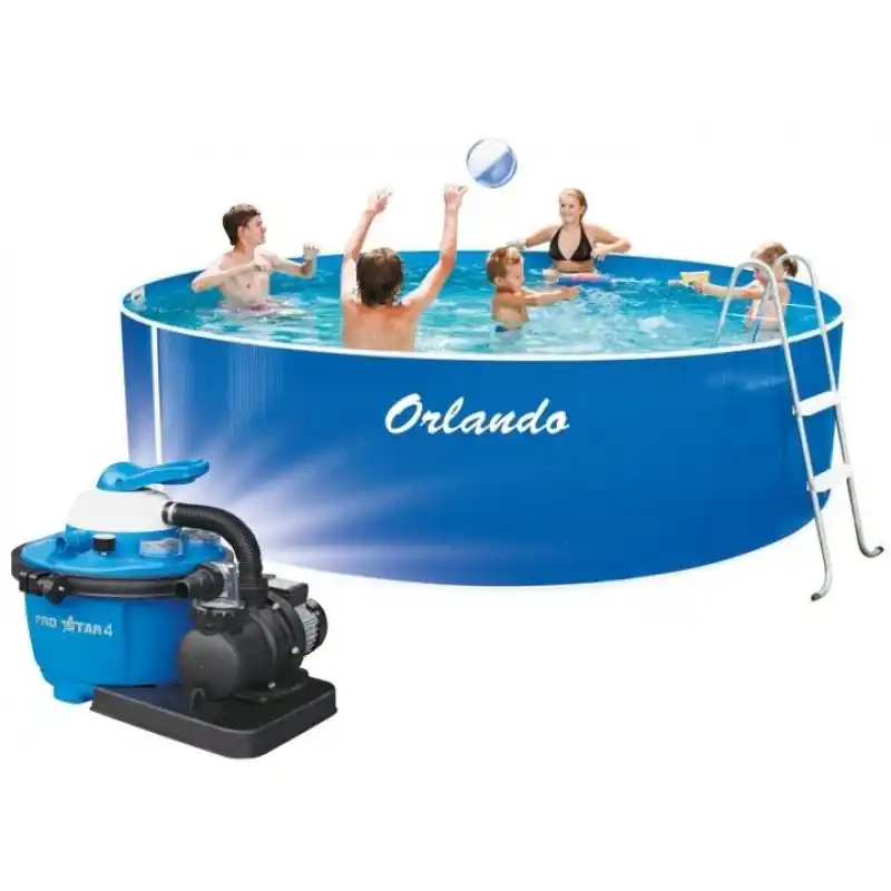 INTEX Swimmingpool Orlando 3,66 x 0,91 m mit Sandfiltration 10300022 Neu Im Sortiment