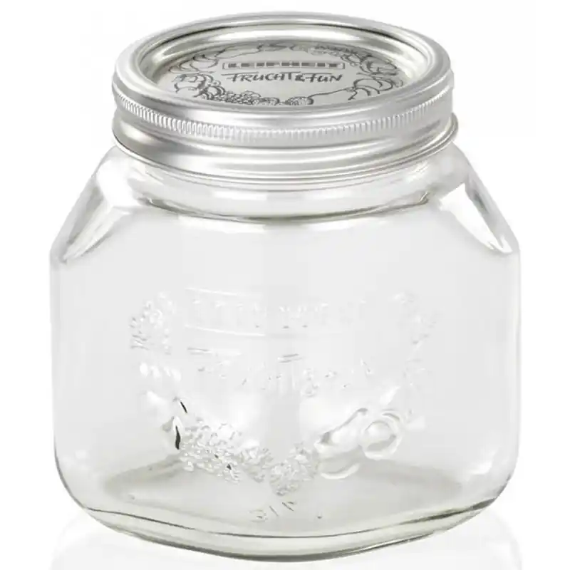 Must-Have LEIFHEIT Einkochglas 0,75 Liter Einkoch Spass, 36203