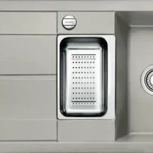 Expressversand BLANCO METRA 6 S Spülbecken mit exzenter und Becken perlgrau 520577