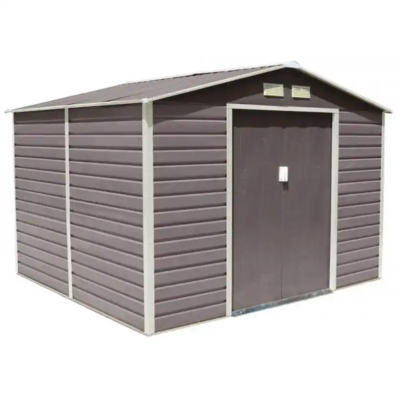 Markenprodukt G21 Gartenhaus GAH 529 - 277 x 191 cm, grau 63900531