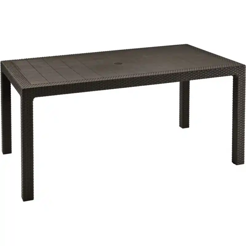 Sonderangebot KETER MELODY Gartentisch, 160,5 x 94,5 x 74,5 cm, braun 17190205