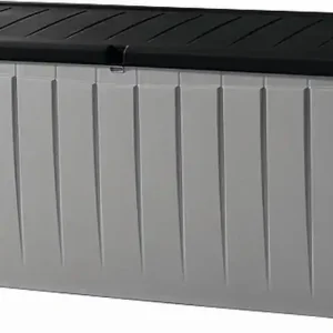 Online Kaufen KETER NOVEL 340L Garten-Aufbewahrungsbox 124 x 55 x 62,5 cm, grau/schwarz 17197948