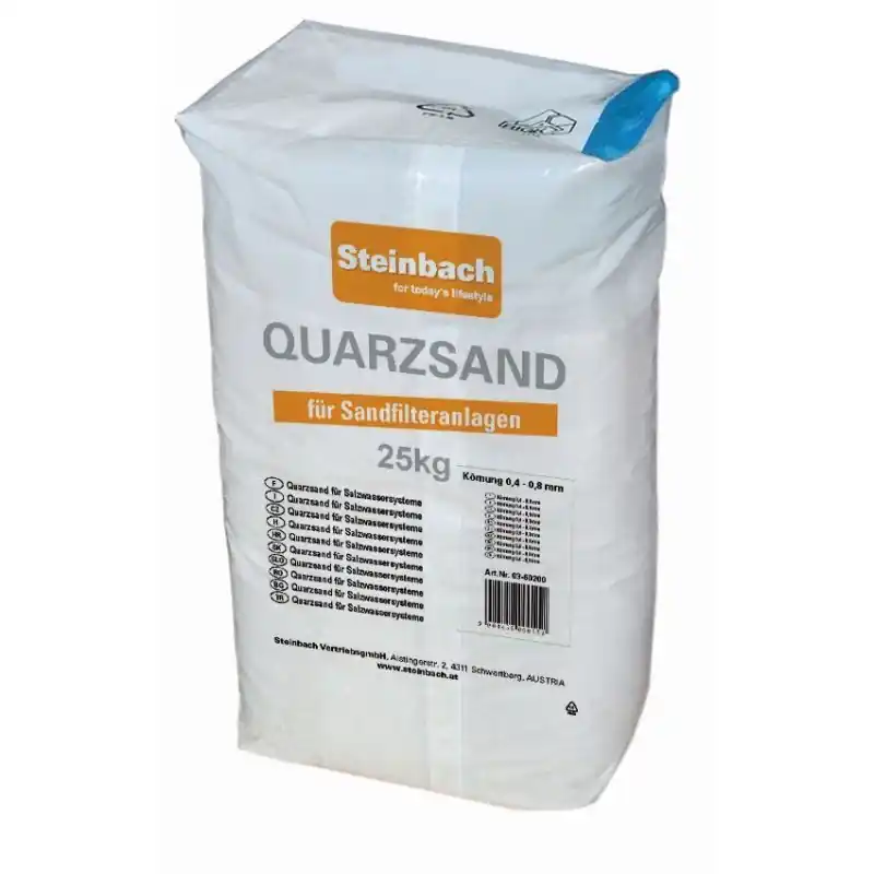 STEINBACH Quarzfiltersand Körnung 0,7 - 1,2 mm, 25kg 040025 Angebot