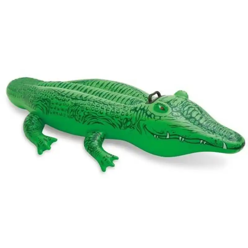 Neue Ware INTEX Ride-On Aligator Wasserspieltier 168 x 86 cm 58546NP