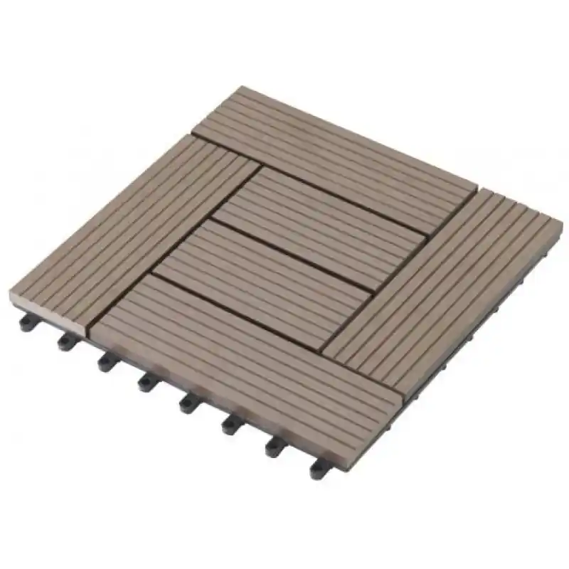 Nur Heute G21 WPC Fliese Palmyra Indi teak, 2,3x30x30cm, 6391004