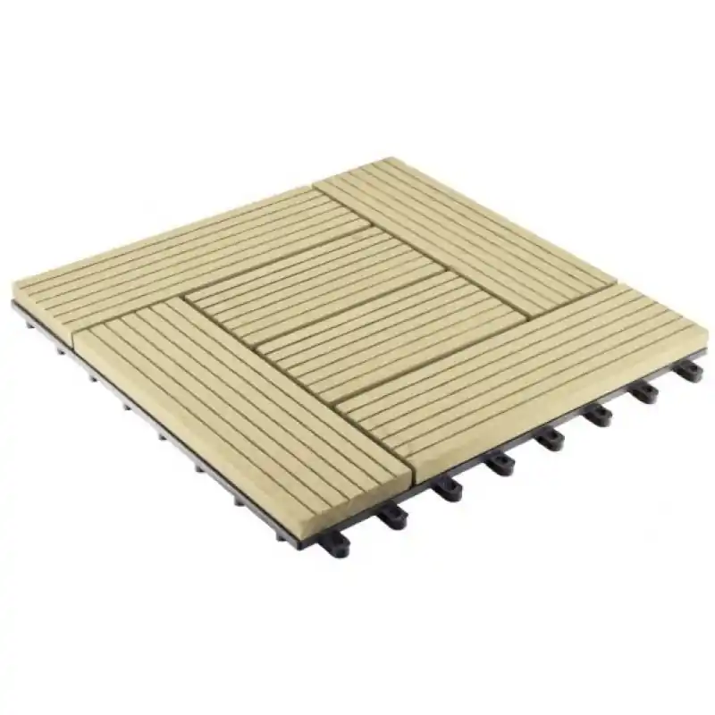 G21 WPC Fliese Palmyra, Cumaru 2,3x30x30cm 6391006 Top-Preis