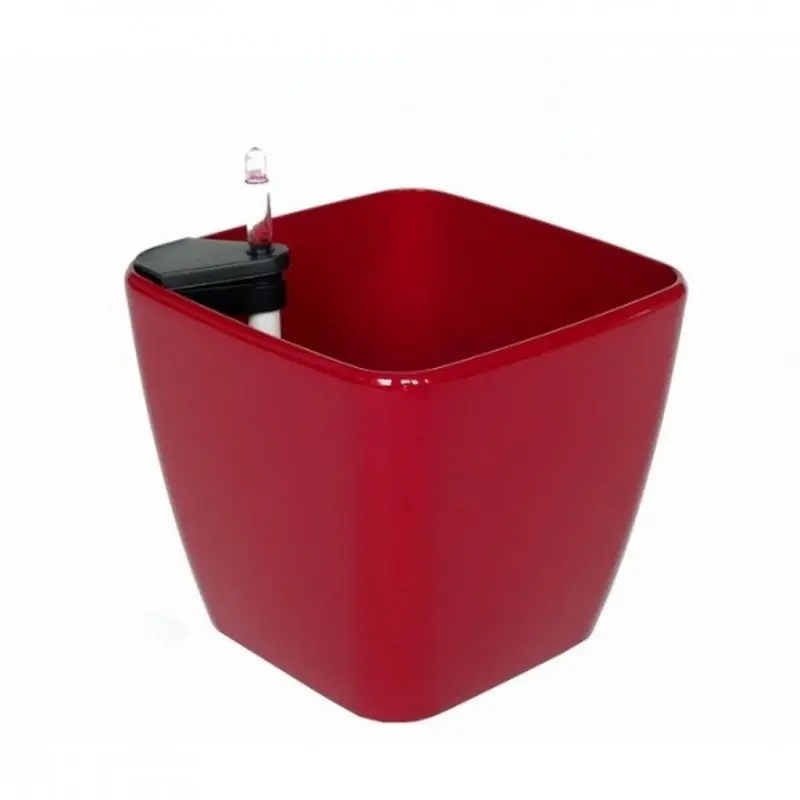 G21 Blumentopf mit Wasserspeicher Cube maxi rot 45 cm 6392421 Direktkauf
