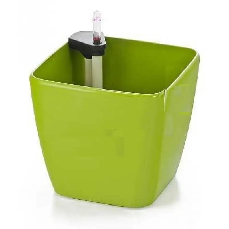 G21 Blumentopf mit Wasserspeicher Cube maxi grün 45 cm 6392422 Preisknaller