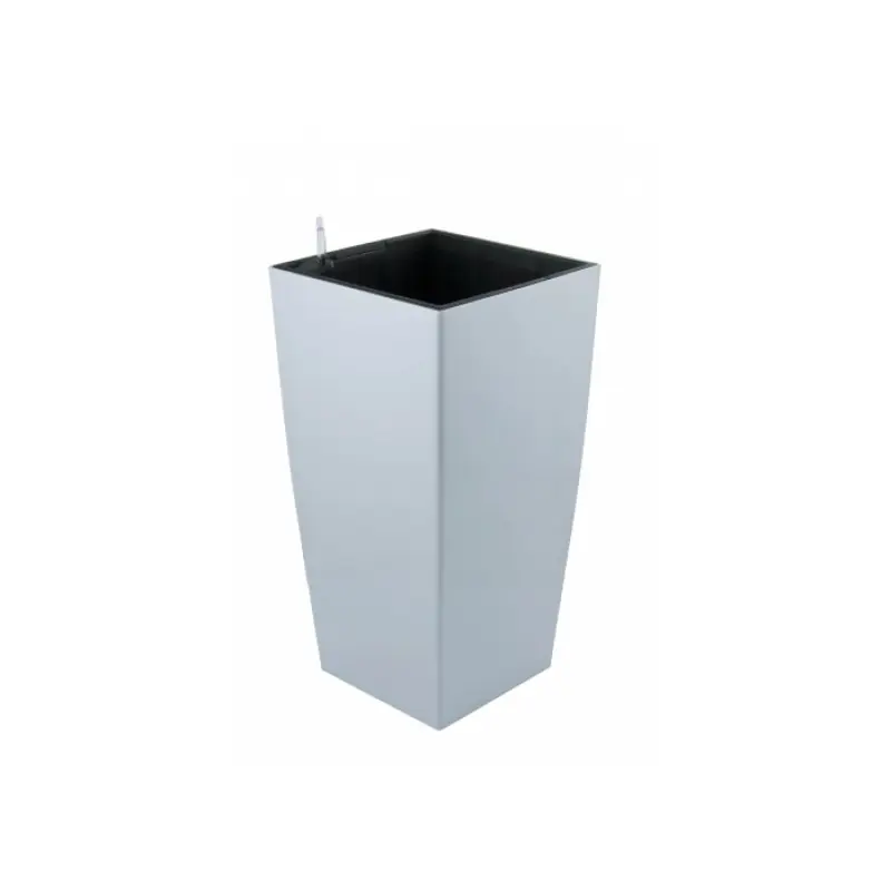 G21 Blumentopf mit Wasserspeicher Linea weiß 39 cm 6392430 Schnäppchen