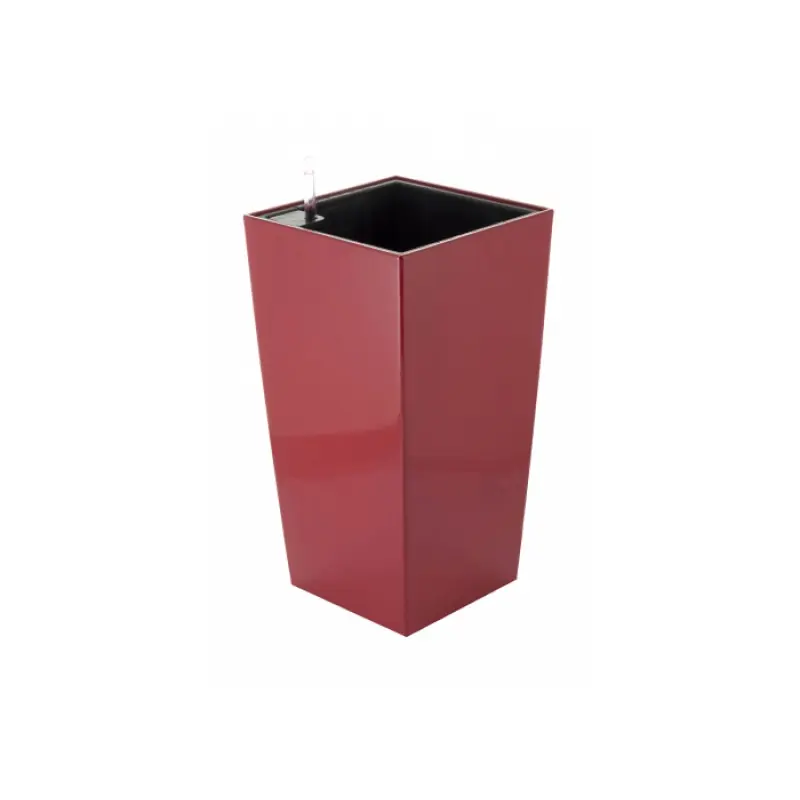 G21 Blumentopf mit Wasserspeicher Linea small rot 55cm 6392441 Knallerangebot