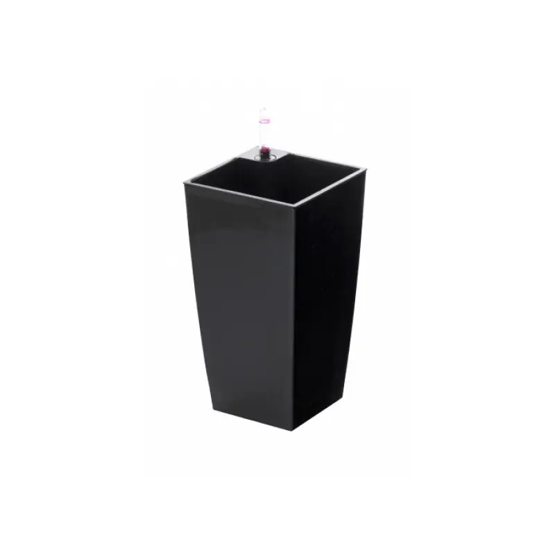 Nur Für Kurze Zeit G21 Blumentopf mit Wasserspeicher Linea mini schwarz 14 cm 639247
