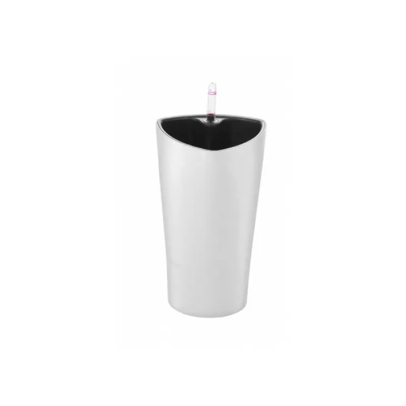 G21 Blumentopf mit Wasserspeicher Trio mini weiß 15 cm 6392510 Knallerangebot