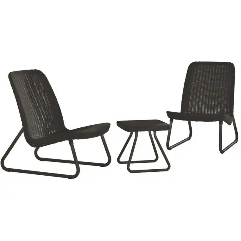 Echt KETER RIO PATIO Balkon-Set, graphit 17197637